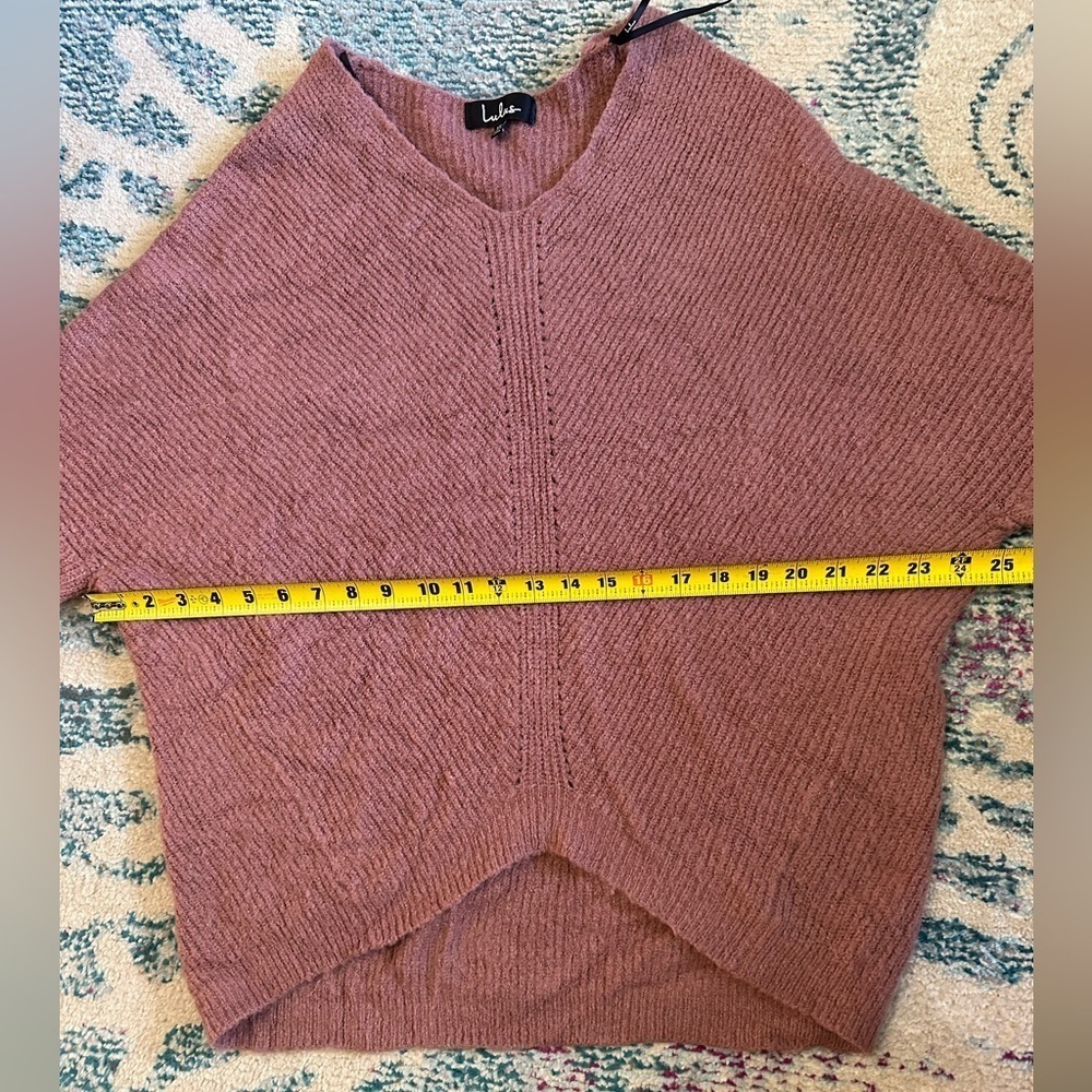 Emerson Mauve Dolman Sleeve Sweater - Picture 12 of 14